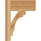 Ekena Millwork Merced Block Rough Sawn Outlooker, Western Red Cedar, 6"W x 12"D x 16"H OUT06X12X16MRC05RWR - alternate 4
